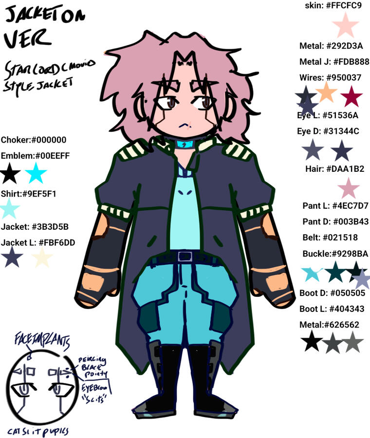 9201X Ref sheet jacket on